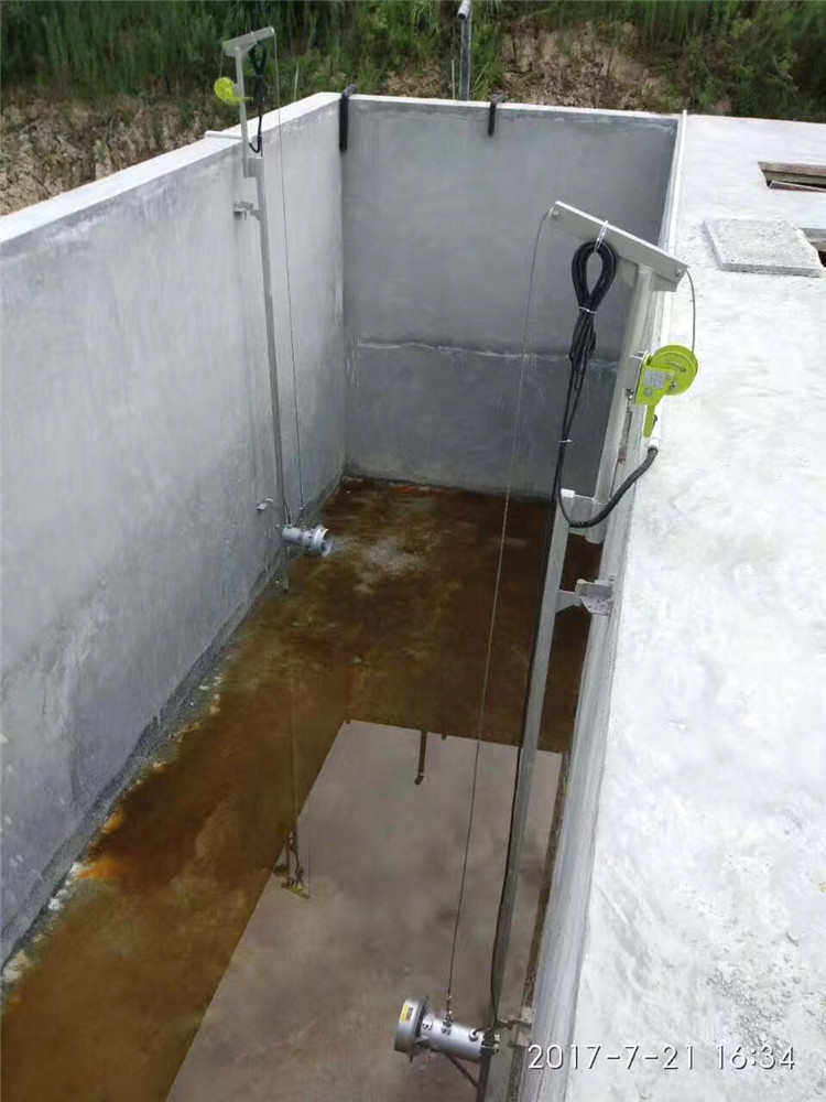 養殖場污水處理攪拌機現場(圖1)